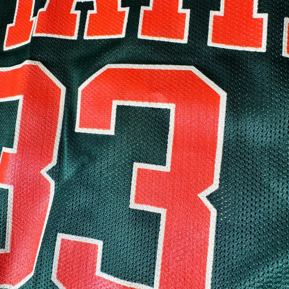 Miami Hurricanes #13 Basketball Logo Athletics Jersey Size Medium 90s - Picture 7 of 8